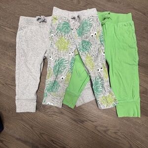 3xGAP Playtime Favorites 2T Joggers, GUC,& Dinosaurs!! Drawstring, pockets&cuffs